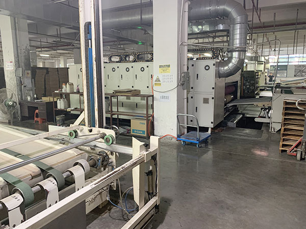 车间一角-四台全自动印刷机合照